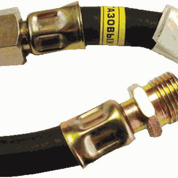 Шланг 1/2"х 1,5 м. внутренняя/наружная для газовых приборов  "Русло" 26815
