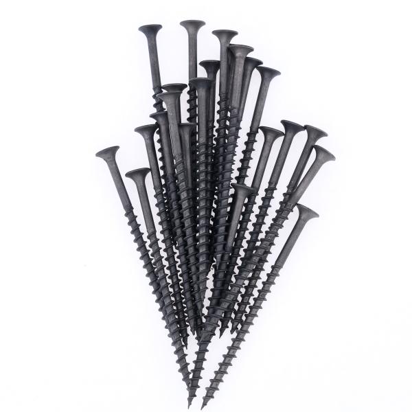 Саморезы черные по дереву 4,8*100 мм